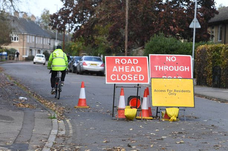 NOT Closed for bikes - Beat the Road Works!